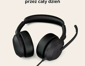 Jabra Evolve2 50 UC Stereo USB-C/A – przewodowy zestaw słuchawkowy, czarny – zdjęcie 3