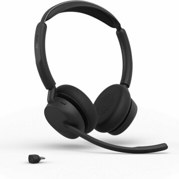 Dwuuszny komplet Jabra Evolve3 45 UC USB-C (stan nowy)