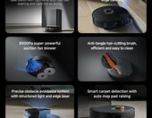 Xiaomi Robot Vacuum X20 Max - robot sprzątający, czarny – zdjęcie 2