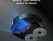 Xiaomi Robot Vacuum X20 Max - robot sprzątający, czarny – zdjęcie 4