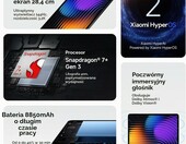 Xiaomi Pad 7 8/128 GB + okładka - tablet 11,2 cala, niebieski – zdjęcie 4