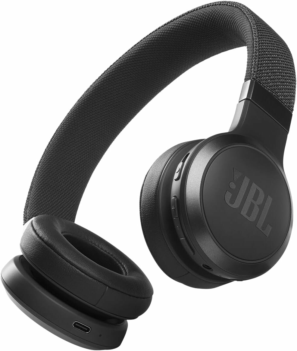 JBL Live 460NC - bezprzewodowe słuchawki nauszne z ANC, czarne