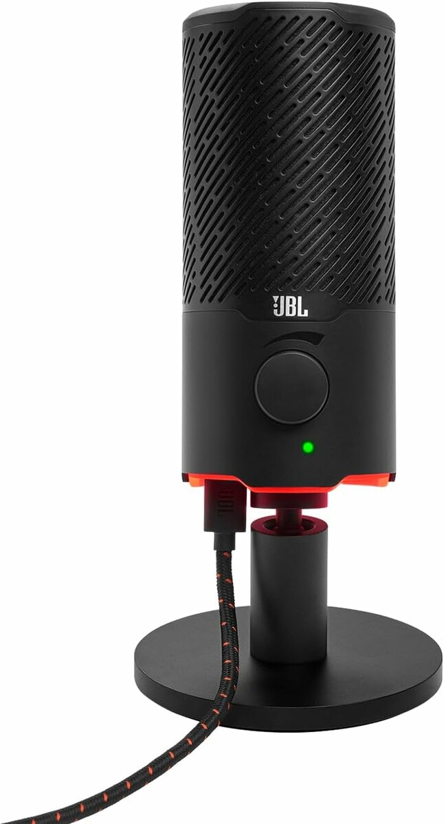 JBL Quantum Stream - mikrofon pojemnościowy USB dla graczy, czarny