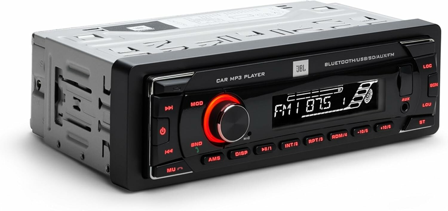 JBL Celebrity 100 - radioodtwarzacz samochodowy 1DIN, Bluetooth/USB/AUX