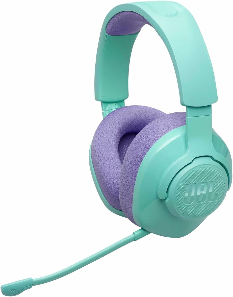 JBL Quantum 360 - bezprzewodowe słuchawki gamingowe, cyjanowe