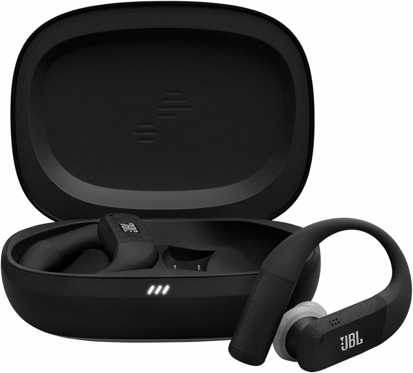 JBL Endurance Peak 4 - sportowe słuchawki bezprzewodowe douszne, czarno-szare