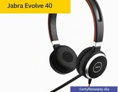Jabra Evolve 40 MS Stereo - przewodowy zestaw słuchawkowy z pilotem, czarny – zdjęcie 2