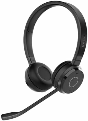Jabra Evolve 65 TE Link MS Stereo - bezprzewodowy zestaw słuchawkowy, czarny