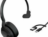 Jabra Evolve2 50 UC Mono USB-C/A - przewodowy zestaw słuchawkowy, czarny – zdjęcie 1