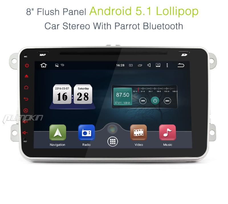 Radio nawigacja GPS WiFi VW Seat Skoda Android