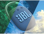 JBL Clip 4 Eco - przenośny głośnik Bluetooth z karabińczykiem, biały – zdjęcie 4