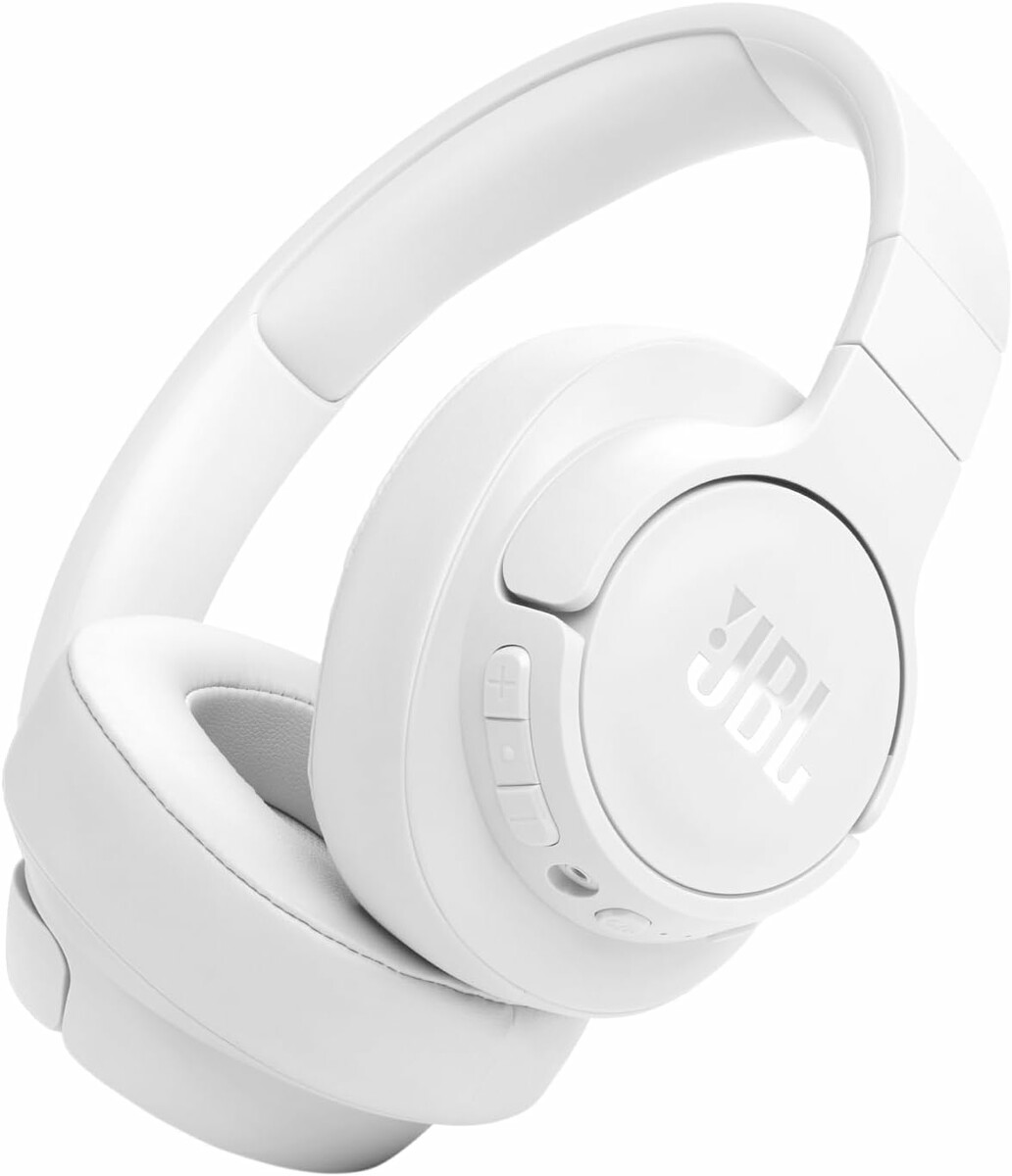 JBL Tune 770 NC - bezprzewodowe słuchawki nauszne z ANC, białe