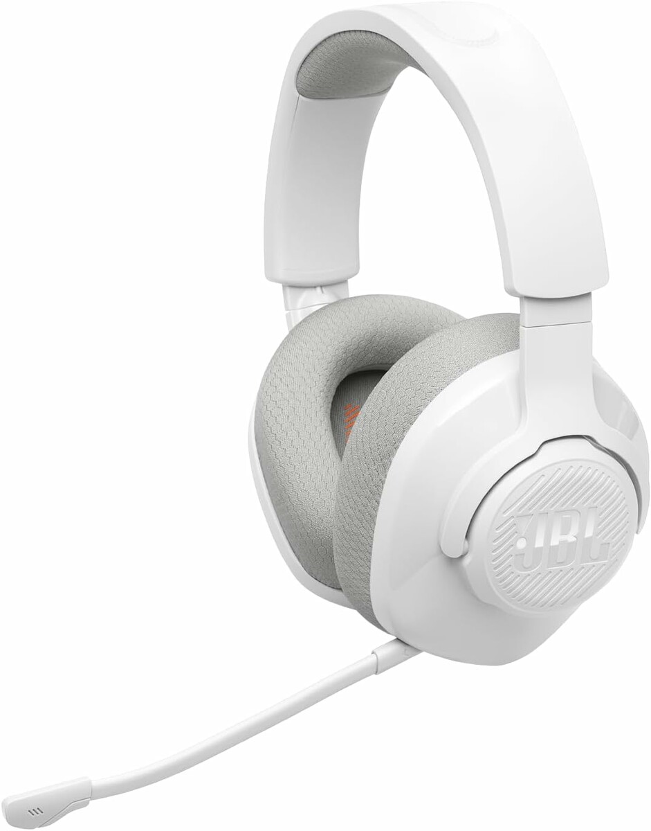 JBL Quantum 360 - bezprzewodowe słuchawki gamingowe, białe