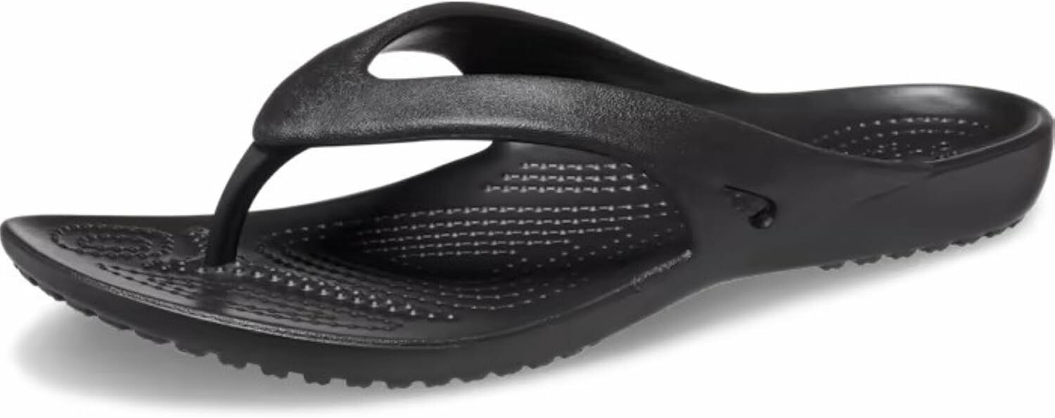 Crocs Kadee II Flip – damskie japonki, czarne, wodoodporne