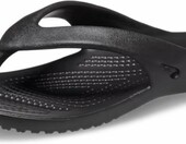 Crocs Kadee II Flip – damskie japonki, czarne, wodoodporne – zdjęcie 1