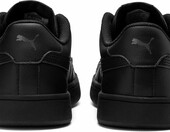 Puma Smash V2 L – trampki męskie skórzane, czarne, sznurowane – zdjęcie 3