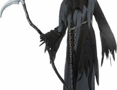 Spooktacular Creations Kostium Ponury Żniwiarz dla chłopca, 7 elementów – zdjęcie 5