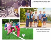 WERFORU Pasek dziecięcy elastyczny bez sprzączki, czarno-różowy – zdjęcie 5