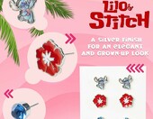 Disney Stitch - zestaw biżuterii dla dziewczynek na przyjęcie – zdjęcie 4