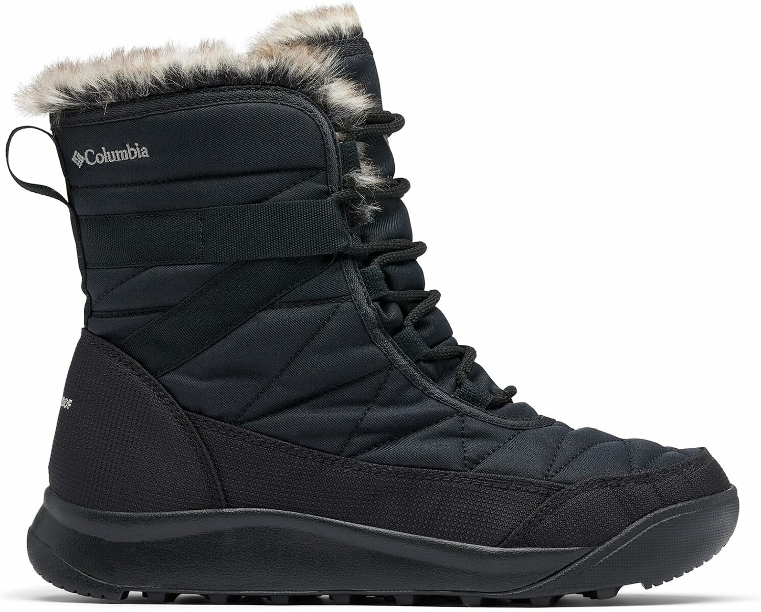 Columbia Minx Shorty IV – damskie śniegowce ocieplane, czarne, wodoodporne