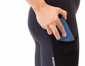 DANISH ENDURANCE spodenki rowerowe męskie z wkładką 3D, czarne – zdjęcie 1