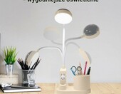 Lampka na biurko dziecięca LED z projekcją gwiazd – królik, ładowalna – zdjęcie 4