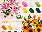 Zestaw florystyczny 950 drucików kreatywnych do kwiatów DIY, 13 kolorów – zdjęcie 4