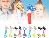 REXVTNS - 20 gwizdków urodzinowych dla dzieci, kolorowe dmuchawy – zdjęcie 4