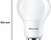 Philips żarówki LED E27 2700K – zestaw 6 szt., ciepła biel – zdjęcie 3