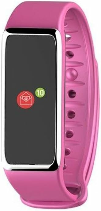 MyKronoz ZeFit3 – opaska fitness z ekranem dotykowym, srebrno-różowa