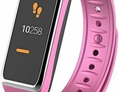 MyKronoz ZeFit3 – opaska fitness z ekranem dotykowym, srebrno-różowa – zdjęcie 3