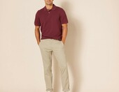 Amazon Essentials spodnie chinosy męskie slim fit, khaki – zdjęcie 4