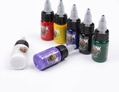 HAWINK Tusz do Tatuażu 7 Kolorów – zestaw pigmentów 7x15 ml – zdjęcie 3
