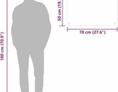 vidaXL Panel szklany ochronny do kuchni 70x50 cm, przezroczysty – zdjęcie 4