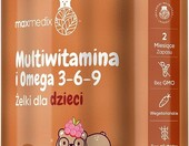 maxmedix Multiwitaminowe Żelki dla Dzieci z Omega 3-6-9 – 120 szt. – zdjęcie 1