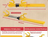 GADLANE Podwójna blokada kierownicy – zabezpieczenie antykradzieżowe, żółta – zdjęcie 3