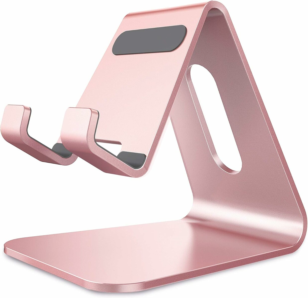 Lucrave aluminiowa podstawka na telefon – stojak biurkowy, różowe złoto