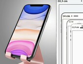 Lucrave aluminiowa podstawka na telefon – stojak biurkowy, różowe złoto – zdjęcie 4