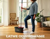 Vileda Turbo 3w1 – zestaw mop obrotowy z wiadrem i wkładem mikrofibra – zdjęcie 2