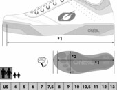 O'NEAL Pinned Flat V.22 – buty rowerowe MTB, czarno-szare – zdjęcie 2
