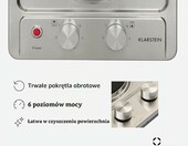 Klarstein Appetito TK15OV – płyta elektryczna do zabudowy, 2 pola, inox – zdjęcie 4