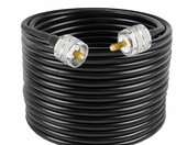 Superbat Kabel RG8X PL259 15 m – przewód antenowy do radia CB, 50 Ω – zdjęcie 1