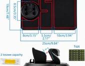 Homefantasy mata antypoślizgowa na telefon do samochodu 4w1, obrót 360° – zdjęcie 2