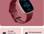 Fitbit Versa 4 – smartwatch fitness z GPS, wielokolorowy – zdjęcie 2