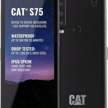 CAT S75 Satellite 5G 128 GB Dual-SIM – wytrzymały smartfon, czarny