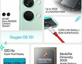 OnePlus Nord 3 5G 8/128 GB Dual SIM – smartfon AMOLED 6,74 cala, zielony – zdjęcie 2