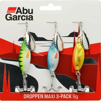 Błystki obrotowe 8,5 cm Abu Garcia Droppen Maxi (stan nowy)