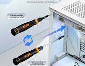 JOREST Zestaw wkrętaków precyzyjnych 152 w 1 – narzędzia serwisowe GSM – zdjęcie 5