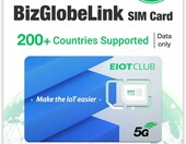 EIOTCLUB BizGlobeLink - zagraniczna karta SIM Prepaid 1 GB, 200+ krajów – zdjęcie 1