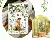 DabbOo – naklejki kwiatowe do scrapbookingu, 3 rolki PET – zdjęcie 5